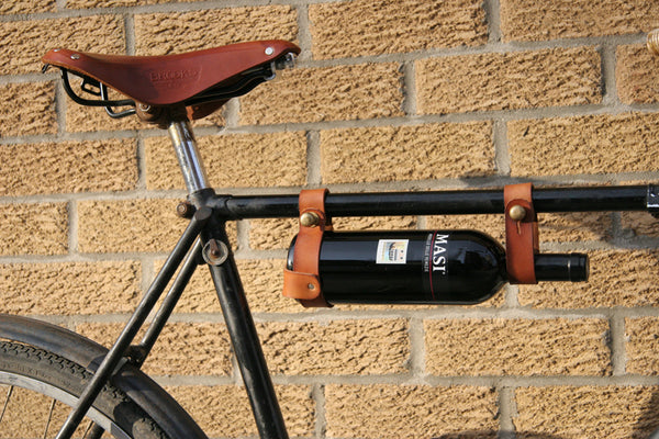 Oopsmark Bicycle Wine Rack - レザー製自転車ワインラック ボトルホルダー